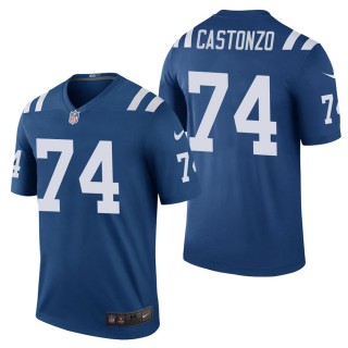 Men's Indianapolis Colts Anthony Castonzo Royal Color Rush Legend Jersey