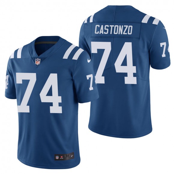Men's Indianapolis Colts Anthony Castonzo Royal Color Rush Limited Jersey