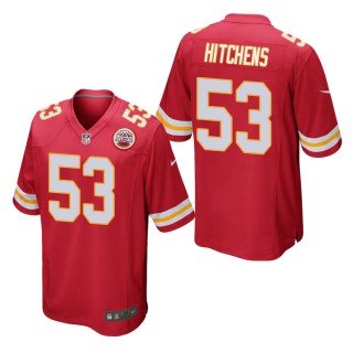 Men's Kansas City Chiefs Anthony Hitchens Red Game Jersey