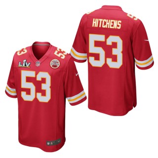 Men's Kansas City Chiefs Anthony Hitchens Red Super Bowl LV Jersey