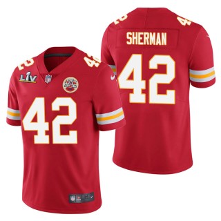 Men's Kansas City Chiefs Anthony Sherman Red Super Bowl LV Jersey