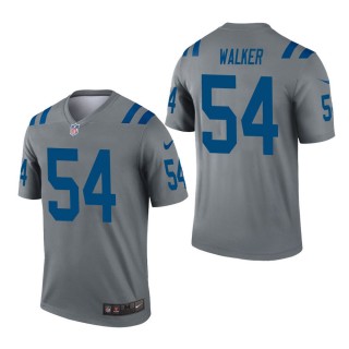 Men's Indianapolis Colts Anthony Walker Gray Inverted Legend Jersey