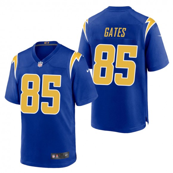 Men's Los Angeles Chargers Antonio Gates Royal 2nd Alternate Game Jersey