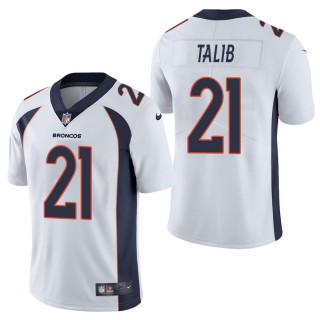 Men's Denver Broncos Aqib Talib White Vapor Untouchable Limited Jersey