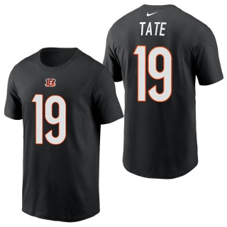 Men's Cincinnati Bengals Auden Tate Black 2021 Name & Number T-Shirt