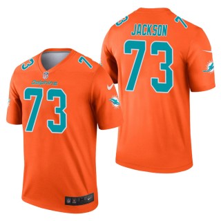 Men's Miami Dolphins Austin Jackson Orange Inverted Legend Jersey
