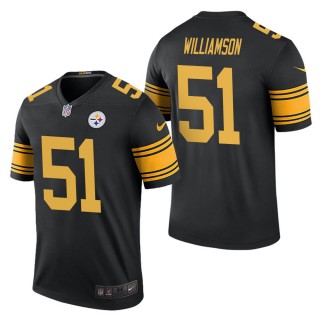 Men's Pittsburgh Steelers Avery Williamson Black Color Rush Legend Jersey