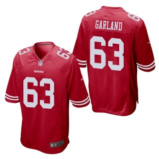 Men's San Francisco 49ers Ben Garland Scarlet Game Jersey