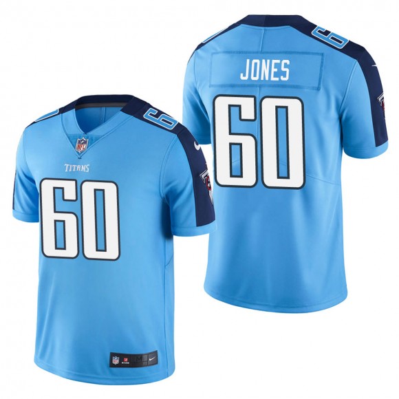 Men's Tennessee Titans Ben Jones Light Blue Vapor Untouchable Limited Jersey