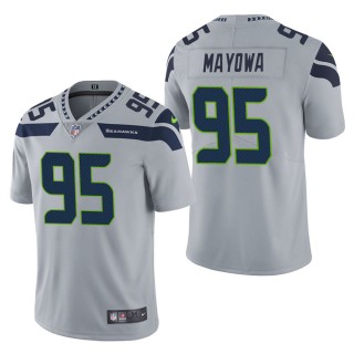 Men's Seattle Seahawks Benson Mayowa Gray Vapor Untouchable Limited Jersey
