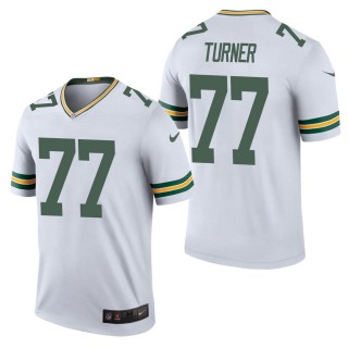Men's Green Bay Packers Billy Turner White Color Rush Legend Jersey