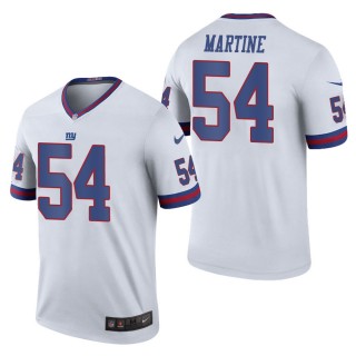 Men's New York Giants Blake Martinez White Color Rush Legend Jersey