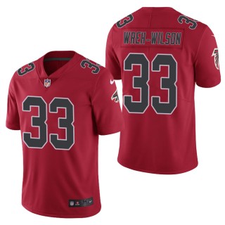 Men's Atlanta Falcons Blidi Wreh-Wilson Red Color Rush Limited Jersey