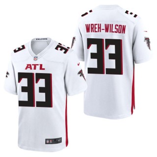 Men's Atlanta Falcons Blidi Wreh-Wilson White Game Jersey