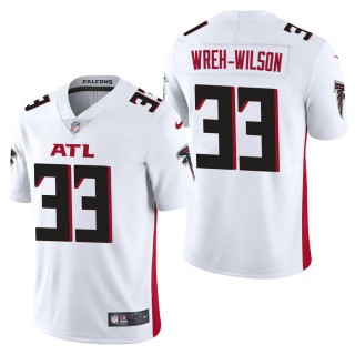 Men's Atlanta Falcons Blidi Wreh-Wilson White Vapor Limited Jersey