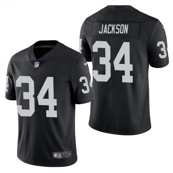 Men's Las Vegas Raiders Bo Jackson Black Vapor Untouchable Limited Jersey