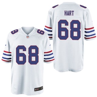 Men's Buffalo Bills Bobby Hart White Alternate Game Jersey