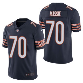 Men's Chicago Bears Bobby Massie Navy Vapor Untouchable Limited Jersey