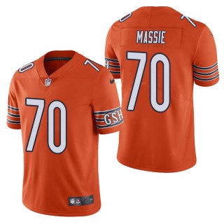 Men's Chicago Bears Bobby Massie Orange Vapor Untouchable Limited Jersey