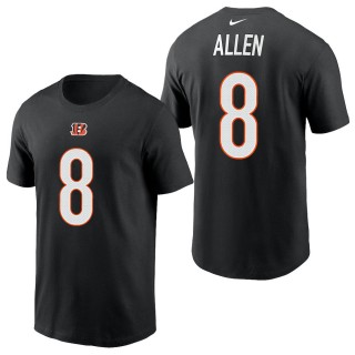 Men's Cincinnati Bengals Brandon Allen Black 2021 Name & Number T-Shirt