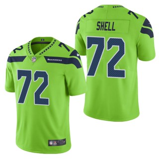 Men's Seattle Seahawks Brandon Shell Green Color Rush Limited Jersey