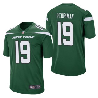 Men's New York Jets Breshad Perriman Green Game Jersey
