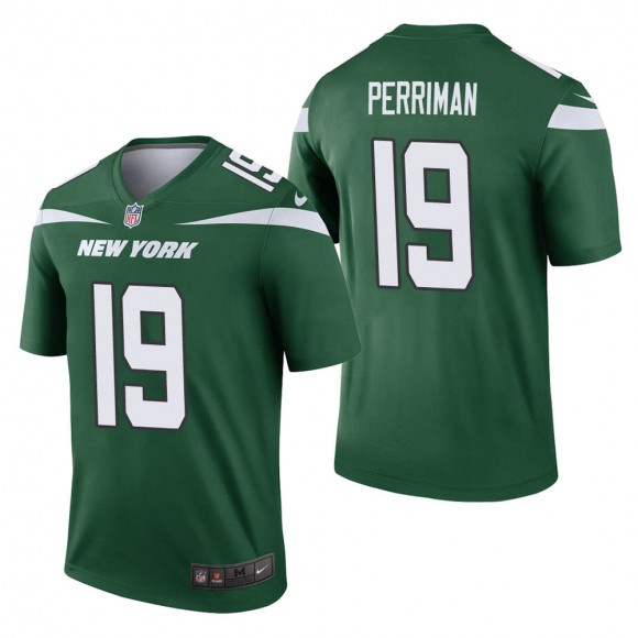 Men's New York Jets Breshad Perriman Green Legend Jersey
