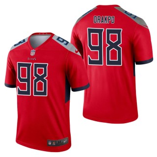 Men's Tennessee Titans Brian Orakpo Red Inverted Legend Jersey