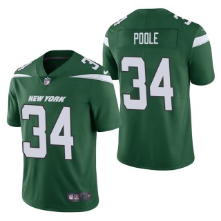 Men's New York Jets Brian Poole Green Vapor Untouchable Limited Jersey