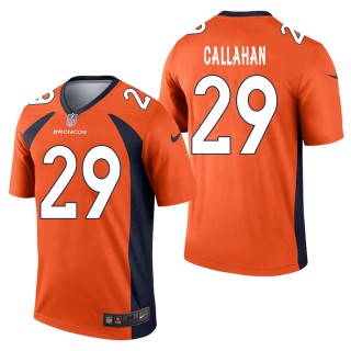 Men's Denver Broncos Bryce Callahan Orange Legend Jersey