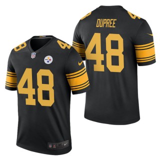 Men's Pittsburgh Steelers Bud Dupree Black Color Rush Legend Jersey