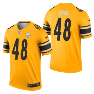 Men's Pittsburgh Steelers Bud Dupree Gold Inverted Legend Jersey