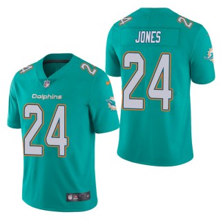 Men's Miami Dolphins Byron Jones Aqua Vapor Untouchable Limited Jersey