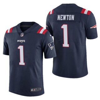 Men's New England Patriots Cam Newton Navy Color Rush Limited Jersey
