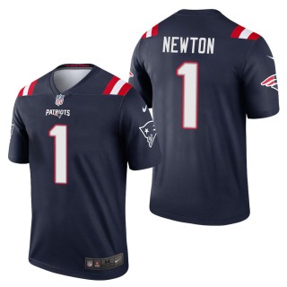Men's New England Patriots Cam Newton Navy Legend Jersey