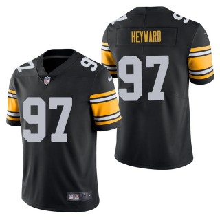 Men's Pittsburgh Steelers Cameron Heyward Black Alternate Vapor Limited Jersey
