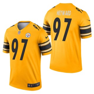Men's Pittsburgh Steelers Cameron Heyward Gold Inverted Legend Jersey