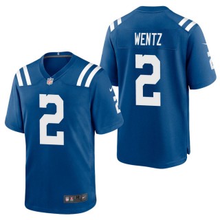 Men's Indianapolis Colts Carson Wentz Royal Game Jersey