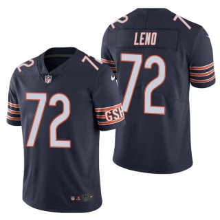 Men's Chicago Bears Charles Leno Navy Color Rush Limited Jersey