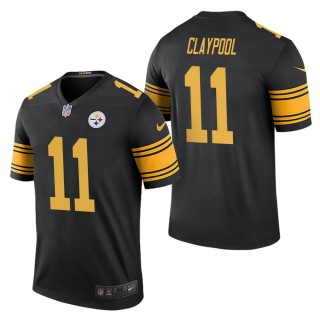 Men's Pittsburgh Steelers Chase Claypool Black Color Rush Legend Jersey