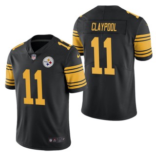 Men's Pittsburgh Steelers Chase Claypool Black Color Rush Limited Jersey