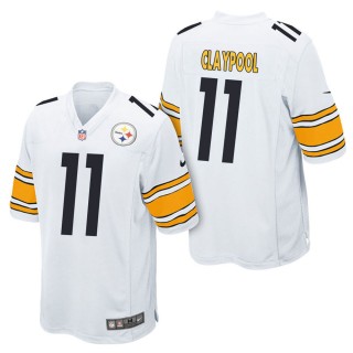 Men's Pittsburgh Steelers Chase Claypool White Game Jersey