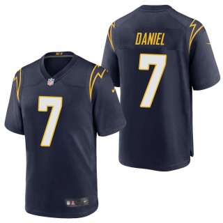 Men's Los Angeles Chargers Chase Daniel Navy Alternate Game Jersey