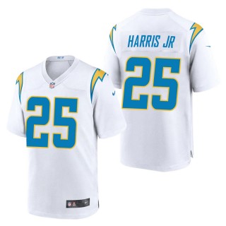 Men's Los Angeles Chargers Chris Harris Jr White Game Jersey