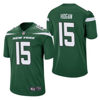 Men's New York Jets Chris Hogan Green Game Jersey