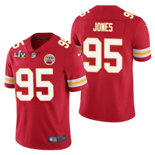 Men's Kansas City Chiefs Chris Jones Red Super Bowl LV Jersey
