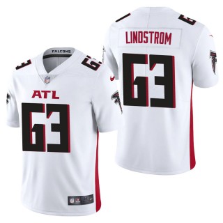 Men's Atlanta Falcons Chris Lindstrom White Vapor Limited Jersey
