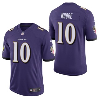 Men's Baltimore Ravens Chris Moore Purple Vapor Untouchable Limited Jersey