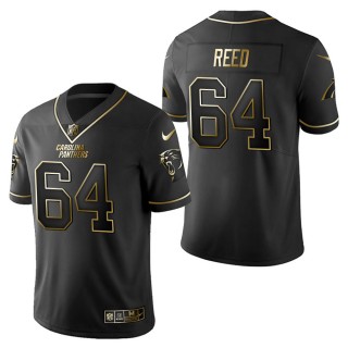 Men's Carolina Panthers Chris Reed Black Golden Edition Jersey