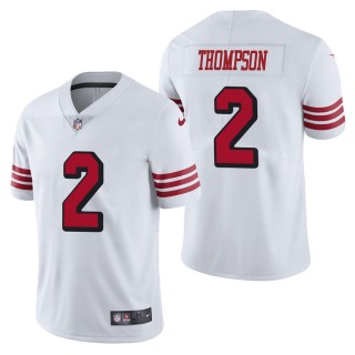 Men's San Francisco 49ers Chris Thompson White Color Rush Limited Jersey